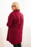 Elegantný oversize kabát s veľkými vreckami Luvana